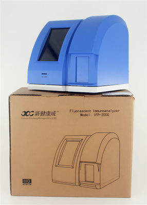 3-15Mins Point Of Care Analyzer , Blue,Immunofluorescence Lab Equipment