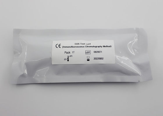 Immunofluorescence 50pcs SAA Inflammation Test Kit Rapid CE/ISO Listed