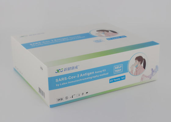 IVD 8mins SARS-CoV-2 Saliva Antigen Rapid Test Kit For Nasopharynx