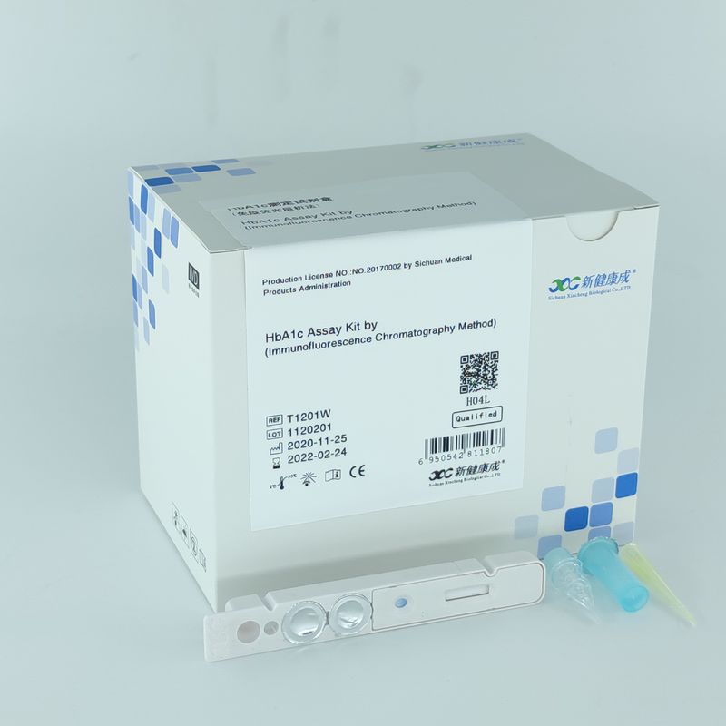 Glycosylated Hba1c Assay Kit , 15Mins Poct Blood Test CE Marked