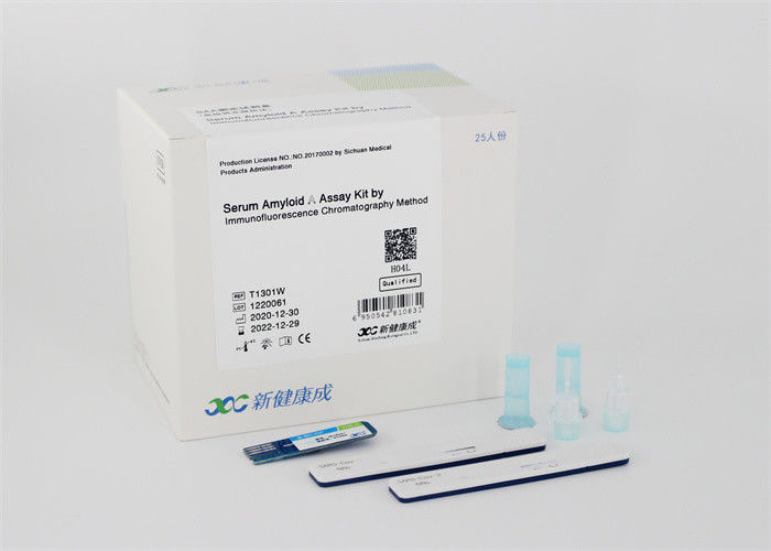 4mins Serum Amyloid A SAA POCT Test Kit By Immunofluorescence Chromatography