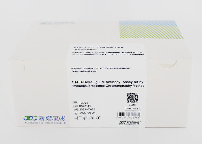 Immunofluorescent Fast Antigen Rapid Test Kit , 8mins IgM IgG Rapid Test Kits