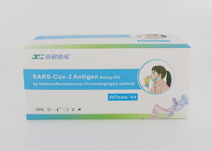2-30C IVD Antigen Assay Covid 19 Rapid Test Kit , Immunofluorescence Virus Test Kit