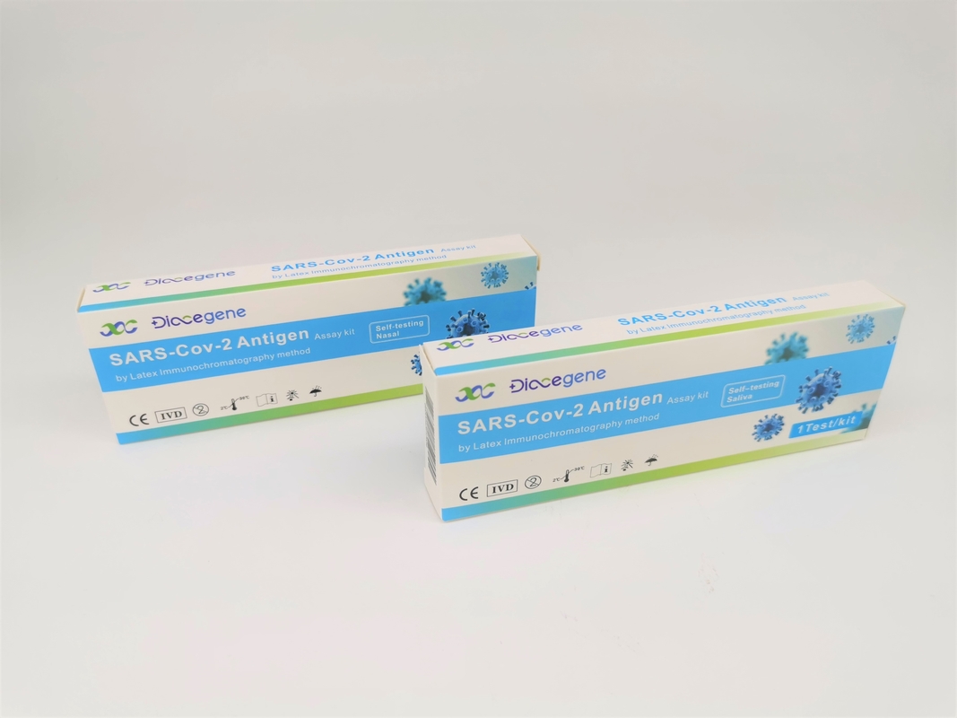 2℃ Storage Saliva Antigen Rapid Test Kit One Step Diagnosis Oral Detection