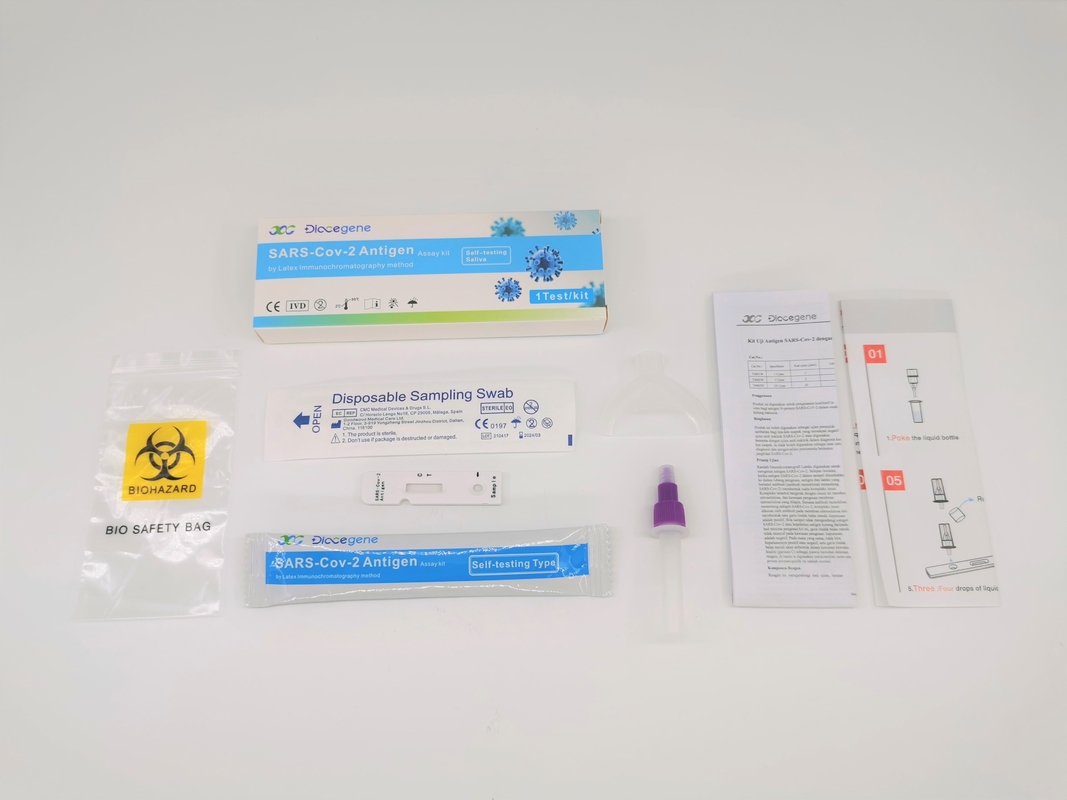 Covid 19 Saliva Antigen Rapid Test Kit Sars-Cov-2 Saliva Swab Kit