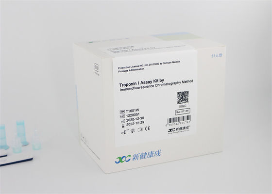 POCT Blood Cardiac Marker Test Kit 40ng / ML CE Immunofluorescence Analyzer