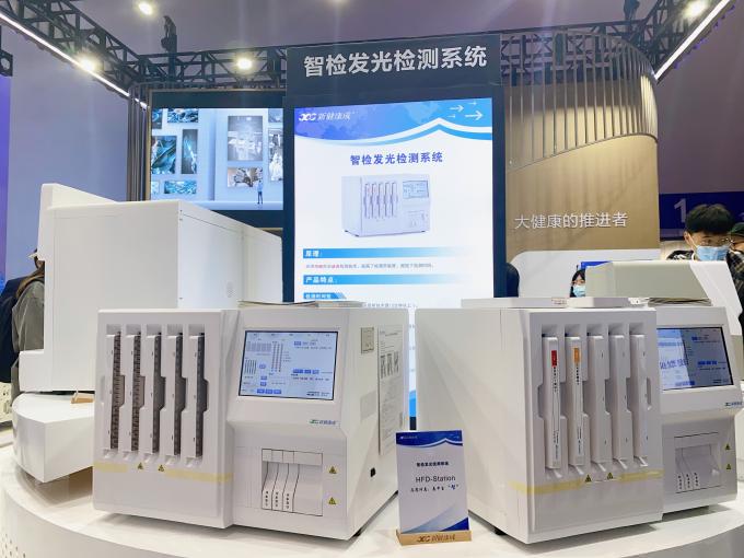 Poct Instrument Fluorescent Immunofluorescence Analyzer Handheld With ...